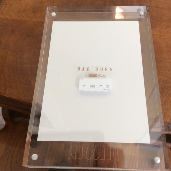 Rae Dunn BLESSED Clear Acrylic Magnetic Frame - Picture 4 of 6